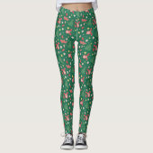 Eine Weihnachtsgeschichte | Weihnachtssymbol Muste Leggings (Vorderseite)