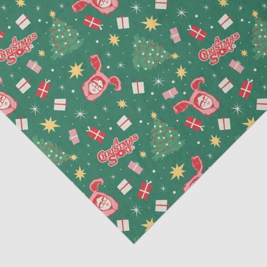 Eine Weihnachtsgeschichte | Weihnachtssymbol Muste Seidenpapier (Ausschnitt)