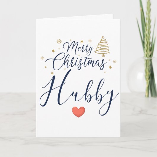 Eine Weihnachtskarte für mein Phantastisches Ehema Karte (Vorderseite)