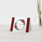 Eine Weihnachtskarte für Mitarbeiter Karte (Vorderseite)