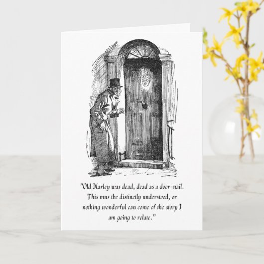 Eine Weihnachtskarte Karte (Gelbe Blume)