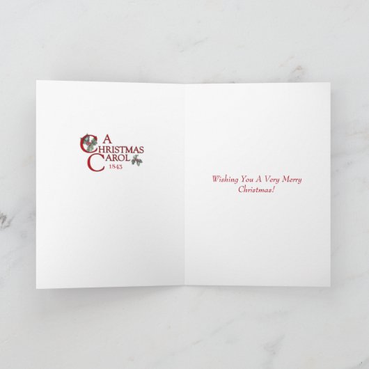 Eine Weihnachtskarte Karte (Innenseite)