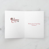 Eine Weihnachtskarte Karte (Innenseite)