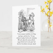 Eine Weihnachtskarte Karte (Gelbe Blume)