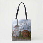 Eine Weihnachtskiste auf dem Bauernhof Tasche (Vorderseite)