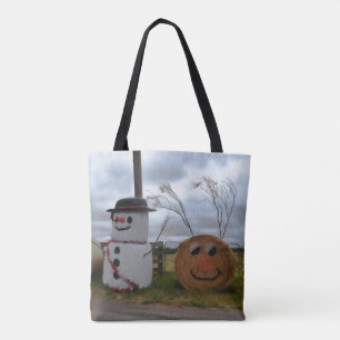 Eine Weihnachtskiste auf dem Bauernhof Tasche