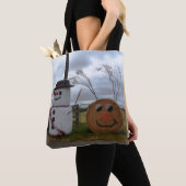 Eine Weihnachtskiste auf dem Bauernhof Tasche (Von Nahem)