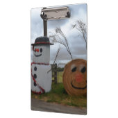 Eine Weihnachtsklammer auf dem Bauernhof Klemmbrett (Links)