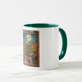 eine Weihnachtsmalerei-Tasse Tasse (VorderseiteRechts)