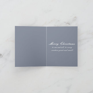 Eine Weihnachtsmaus Karte