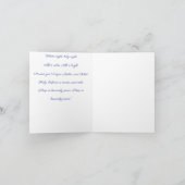 Eine Weihnachtsspielliste (transparent) Karte (Innenseite)