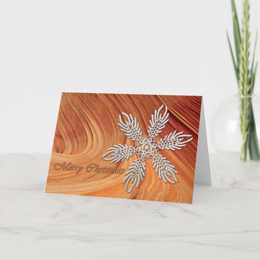 Eine Weihnachtswelle Feiertagskarte (Vorderseite)