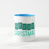 Eine Weihnachtszeit-Tasse Tasse (Zentrum)