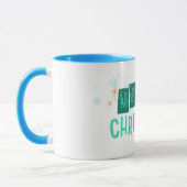 Eine Weihnachtszeit-Tasse Tasse (Links)