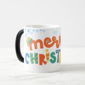 Eine Weihnachtszeit-Tasse Verwandlungstasse (Vorderseite Links)