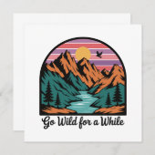 Eine Weile wild gehen - Naturerlebnis (Vorne/Hinten)