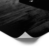 Eine Weinflasche Poster (Ecke)