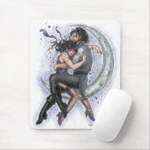 Eine Weisen-Karte zur Mond-romantischen Liebe Mousepad (Mit Mouse)
