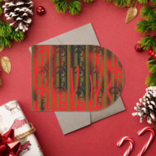 eine weiß-braune Tapete mit einem Muster Acryleinladungen