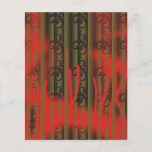 eine weiß-braune Tapete mit einem Muster Flyer