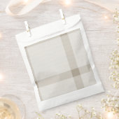 Eine weiße, designoptimierte Form, die die Sauberk Geschenktütchen (Ausgeschnitten)