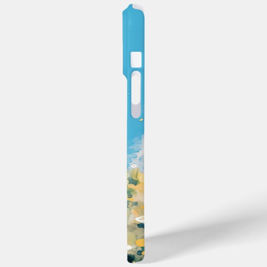 Eine weiße sonnige Wiese Case-Mate iPhone Hülle (Rückseite / Links)