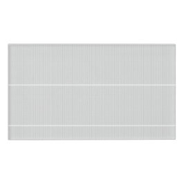 eine weiße und graue Tapete mit einem Muster. Namenschild