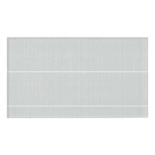 eine weiße und graue Tapete mit einem Muster. Namenschild (Vorderseite)