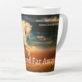 Eine weit entfernte Land Latte Tasse (Rechte Ecke)