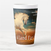 Eine weit entfernte Land Latte Tasse (Vorderseite)