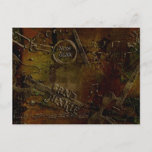 Eine weitere Band Junkie Postkarte (Vorderseite)