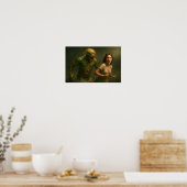 Eine weitere Dame in Not Poster (Küche)