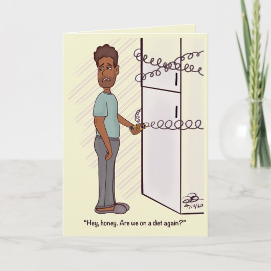 Eine weitere Diät - Frauenkarte Karte (Vorderseite)