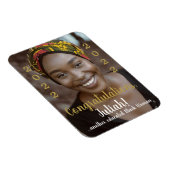 Eine weitere erziehte Schwarze Frau 2022 Abschluss Magnet (Rechte Seite)