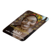 Eine weitere erziehte Schwarze Frau 2022 Abschluss Magnet (Linke Seite)