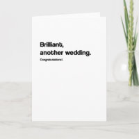 Eine weitere Hochzeitskarte