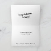 Eine weitere Karte für den erziehbaren schwarzen A (Innenseite)