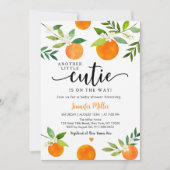 Eine weitere kleine Süsse Grünpflanzen Blumenspülu Einladung (Vorderseite)