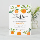 Eine weitere kleine Süsse Grünpflanzen Blumenspülu Einladung (Stehend Vorderseite)