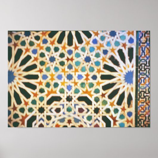 Eine weitere maurische Tile Poster (Vorne)