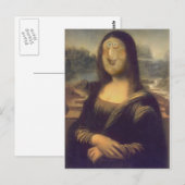 Eine weitere Mona Lisa Postkarte (Vorne/Hinten)