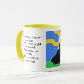Eine weitere Morgensonne Tasse (Vorderseite Links)