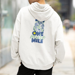 Eine weitere Motivierend Blaue Tiger Männer Hoodie