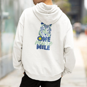 Eine weitere Motivierend Blaue Tiger Männer Hoodie