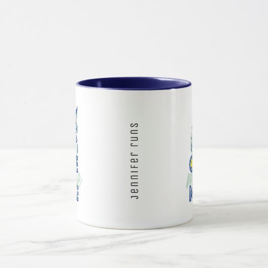 Eine weitere Motivierend Blue Tiger-Tasse Tasse (Zentrum)