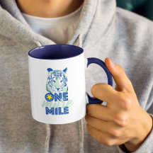 Eine weitere Motivierend Blue Tiger-Tasse
