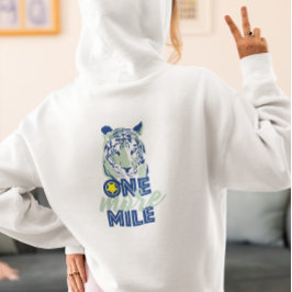 Eine weitere Motivierend Blue Tiger Women Hoodie