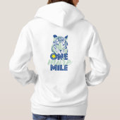 Eine weitere Motivierend Blue Tiger Women Hoodie (Rückseite)