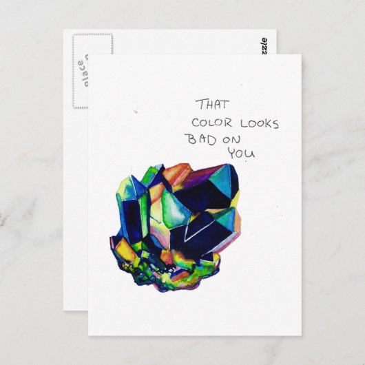 Eine weitere passiv aggressive Postkarte (Vorne/Hinten)