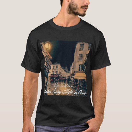 Eine weitere Regennacht im Pariser T - Shirt (Vorderseite)